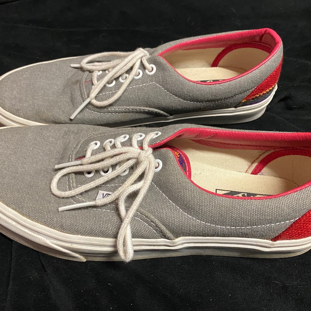 Grey/Hippy Print Authentic Vans